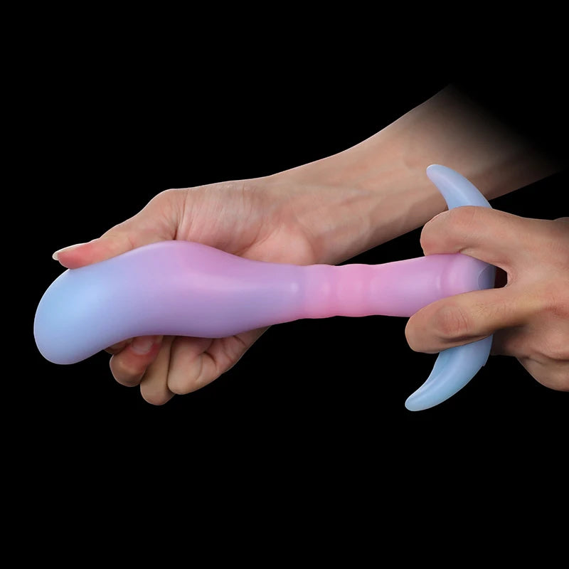 Plug anal lumineux en silicone – Gode anal doux et coloré, jouets sexuels pour femmes et hommes