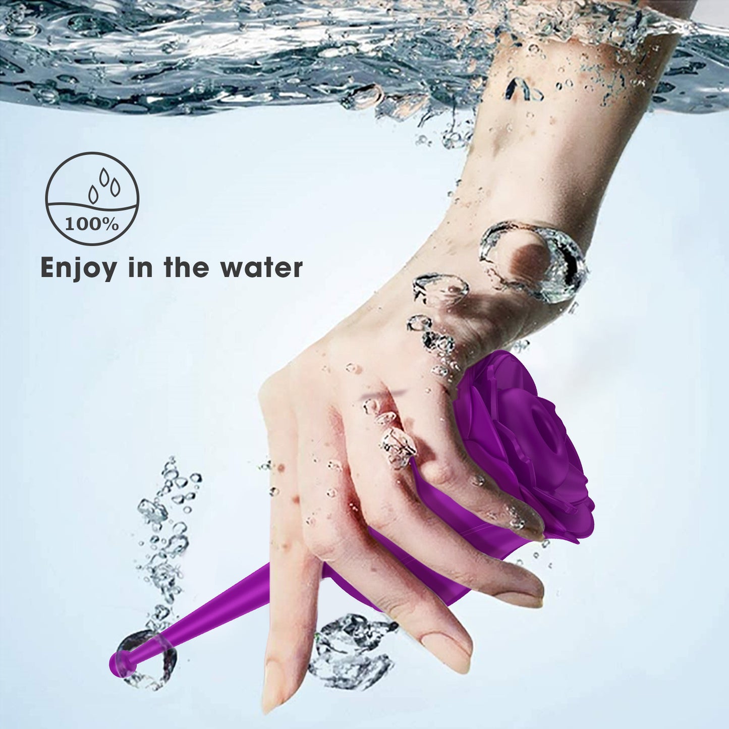 Nippel-Klit-Saugstimulator Rose Toys - Fantasy Petal Frauen Vibrator Geschenke