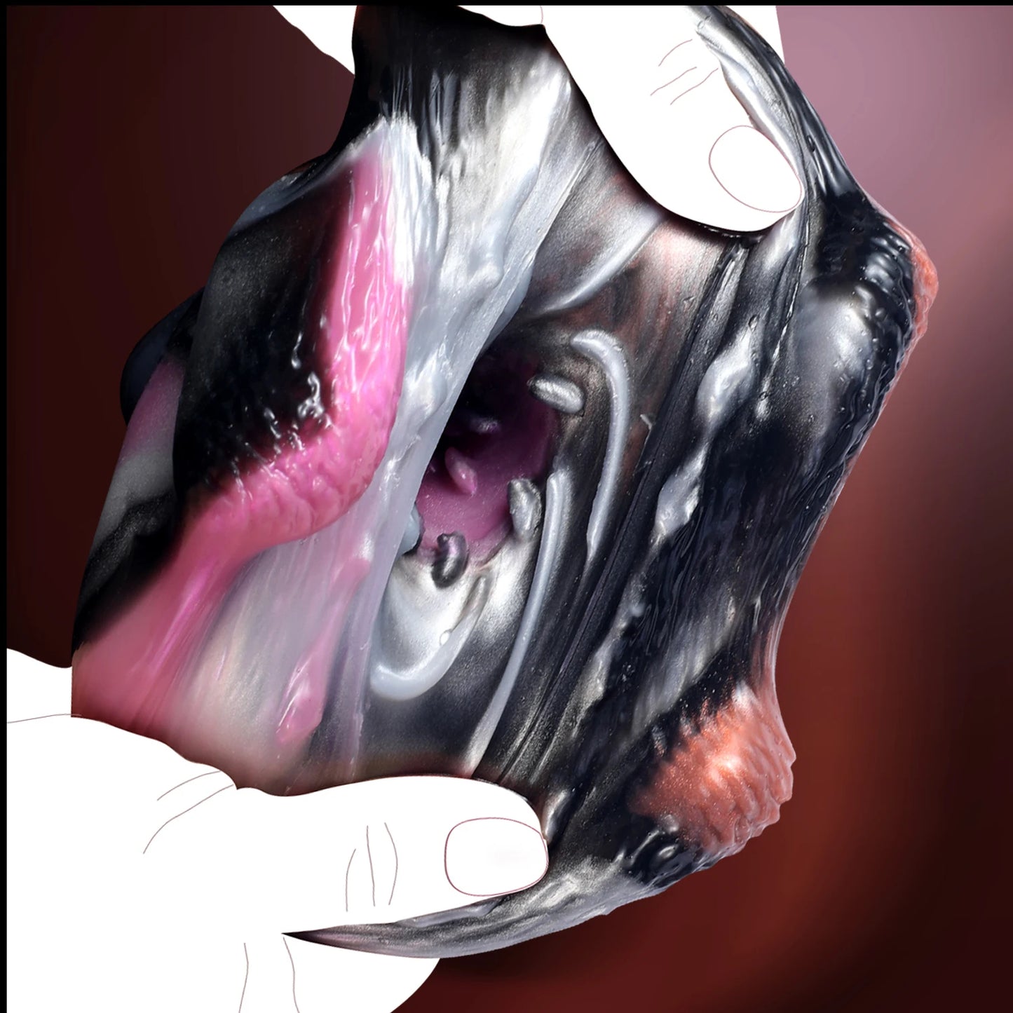 Monster Pocket Pussy Beast Sex Blowjob - Coupe de masturbation en silicone Alienpussy pour homme