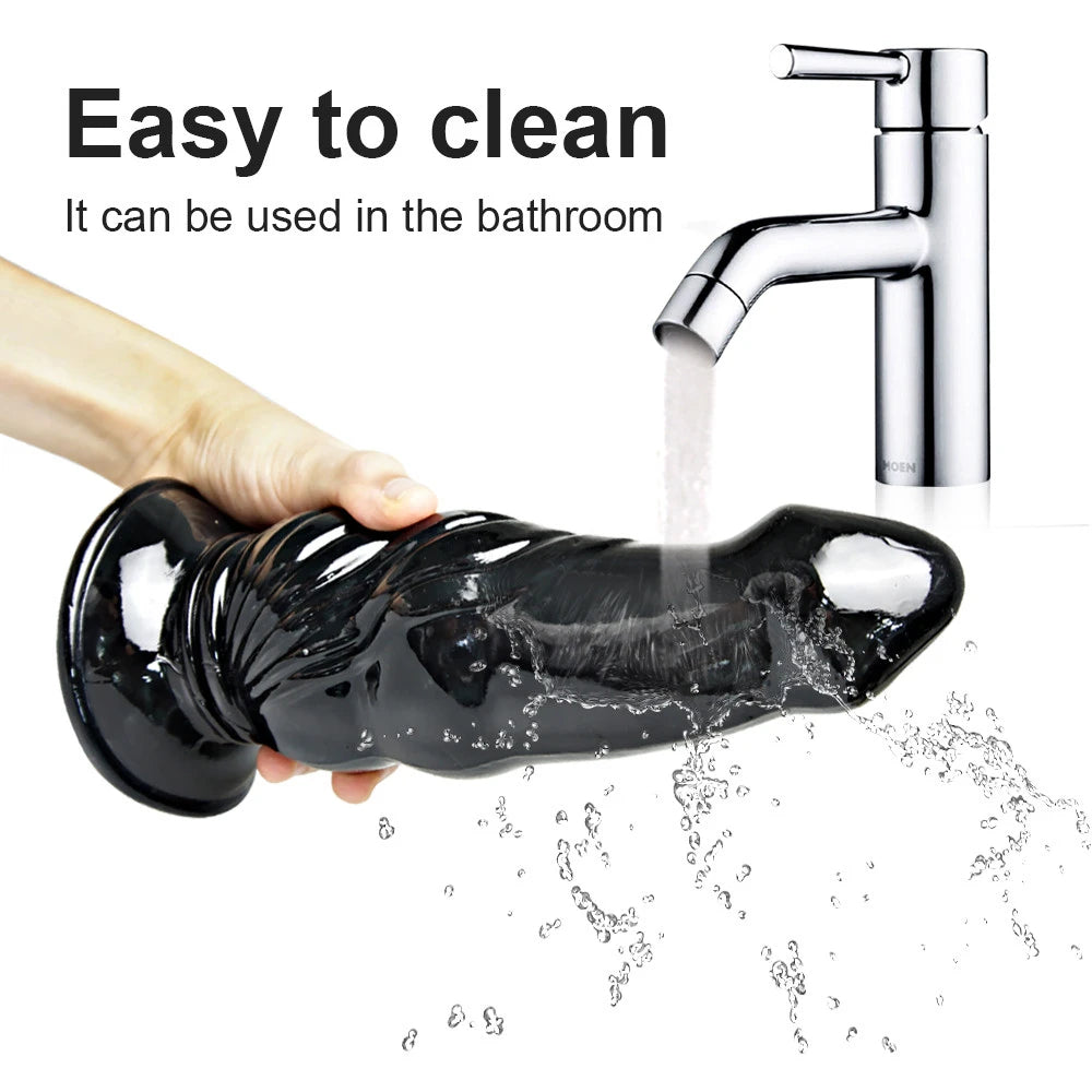 Monsterdildo-Buttplug – Riesiges Fantasy-Saugnapf-Vagina-Analstimulations-Sexspielzeug