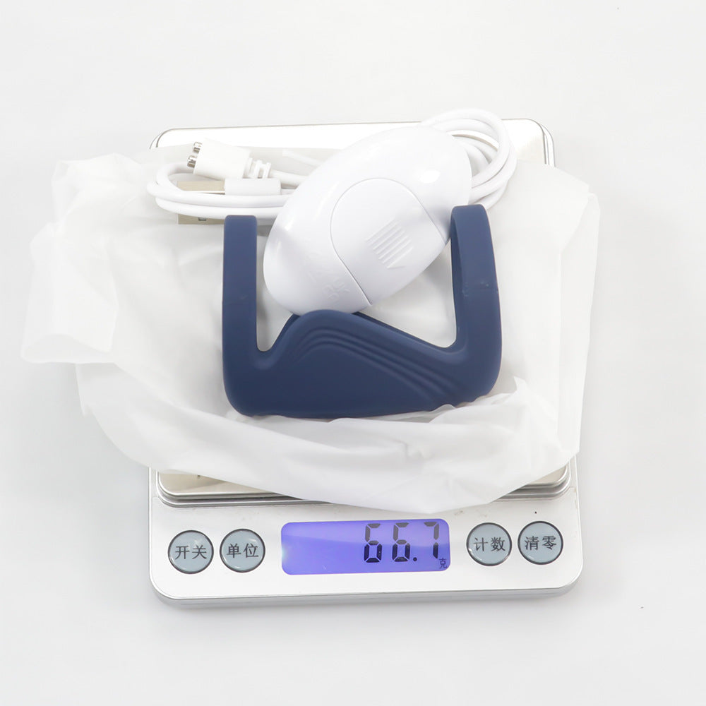 Vibrierender Penisring mit APP-Steuerung – entfernteres tragbares Dual-Penisring-Sexspielzeug für Männer