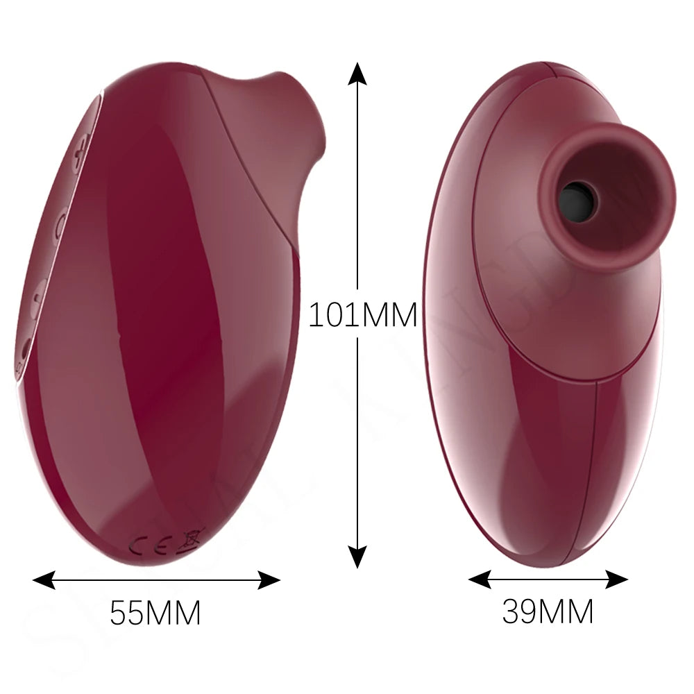 Vibromasseur pour succion clitoridienne et sexe oral - Jouet sexuel féminin pour lécher les tétons et le clitoris - Domlust
