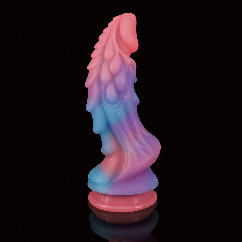 Leuchtender Monsterdildo-Buttplug – exotischer Drache, Analdildo, Sexspielzeug für Frauen und Männer