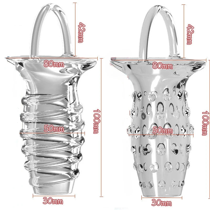 Agrandisseur de pénis à manchon Jelly Cock - Anneau de pénis retarde l'éjaculation Préservatif Sex Toy pour hommes