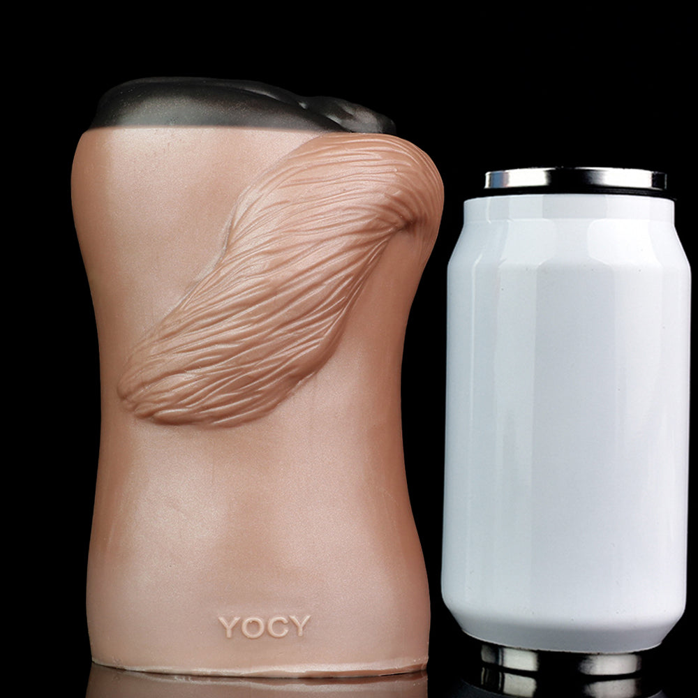 Ebony Horse Pussy Animal Masturbator - Realistic Pocket Cup Penis Blowjob Stroker