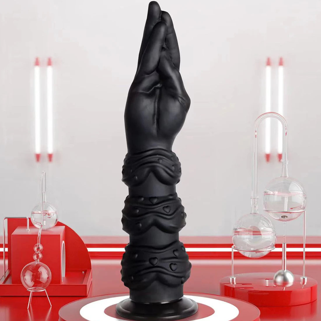 Langer Riesendildo-Analplug - Hand-Arm-Silikon-Analdilatator-Buttplug G-Punkt-Prostata-Melken