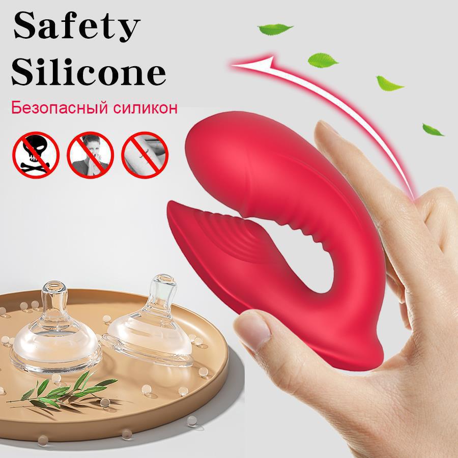 APP-gesteuerter Klitorisvibrator – Doppelend-G-Punkt-Dildo-Vibrator-Klitoris-Stimulator