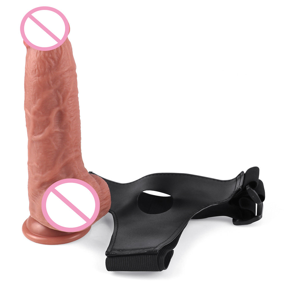 Trägerloser, realistischer Umschnalldildo - Große Analdildos aus Silikon, Sexspielzeug für lesbische Paare