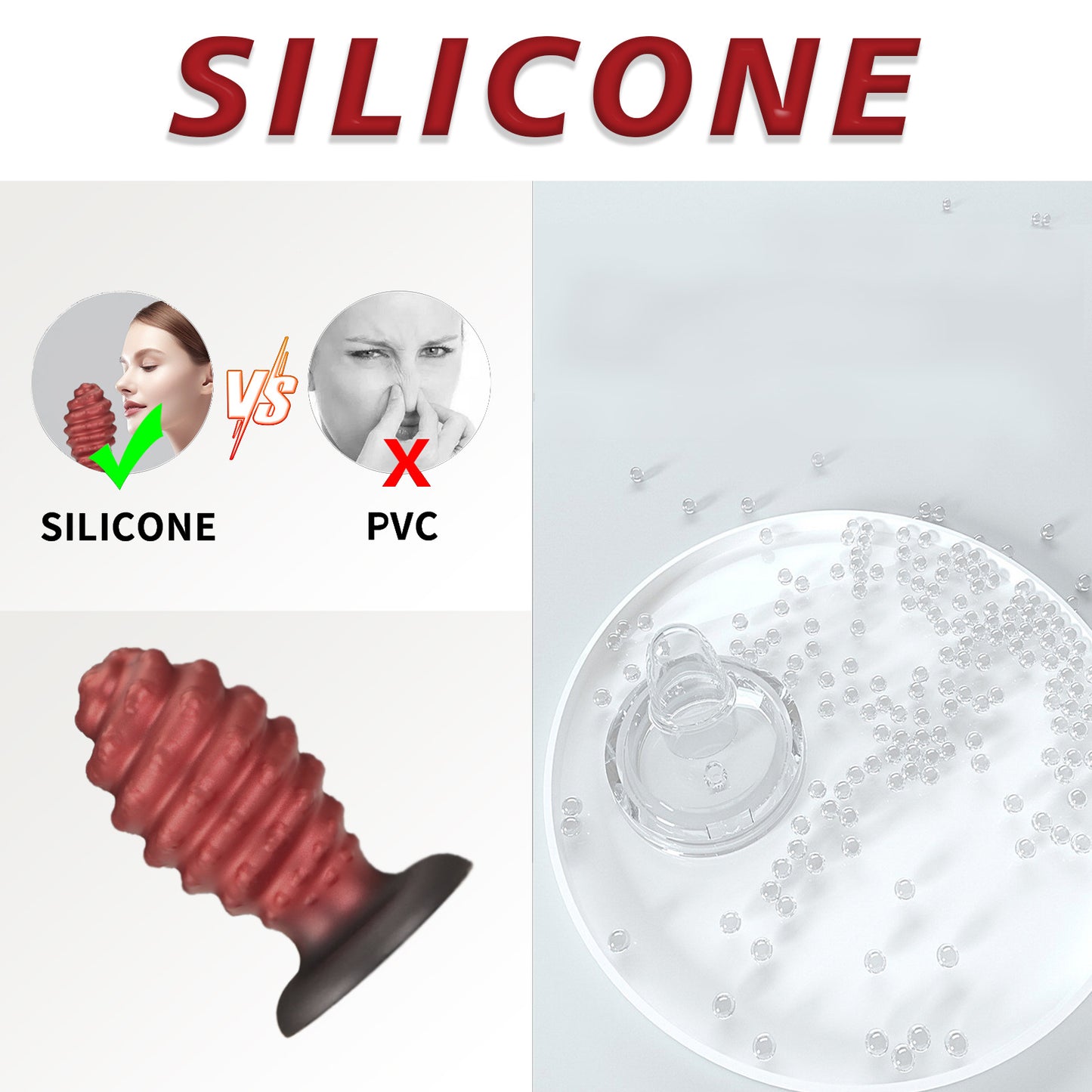 Ananas Fantasy Anal Gode Butt Plug - Thread Monsterdildo Silicone Sex Toy pour Hommes Femmes