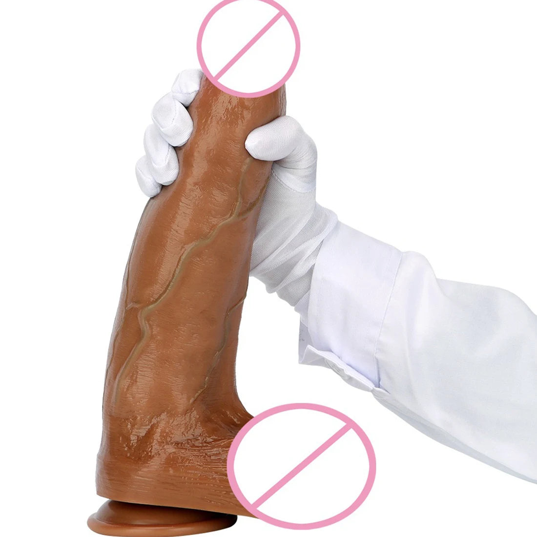 Großer, riesiger, realistischer Dildo-Analplug – 13 Zoll großer Analdilatator, Buttplug, Sexspielzeug