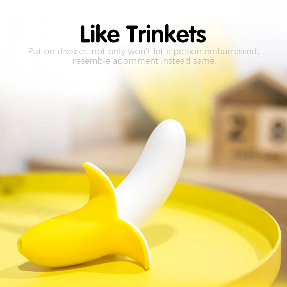 Pince à clitoris banane, vibromasseur pour la langue, massage des tétons, point G, gode vibrant, cadeaux pour femmes
