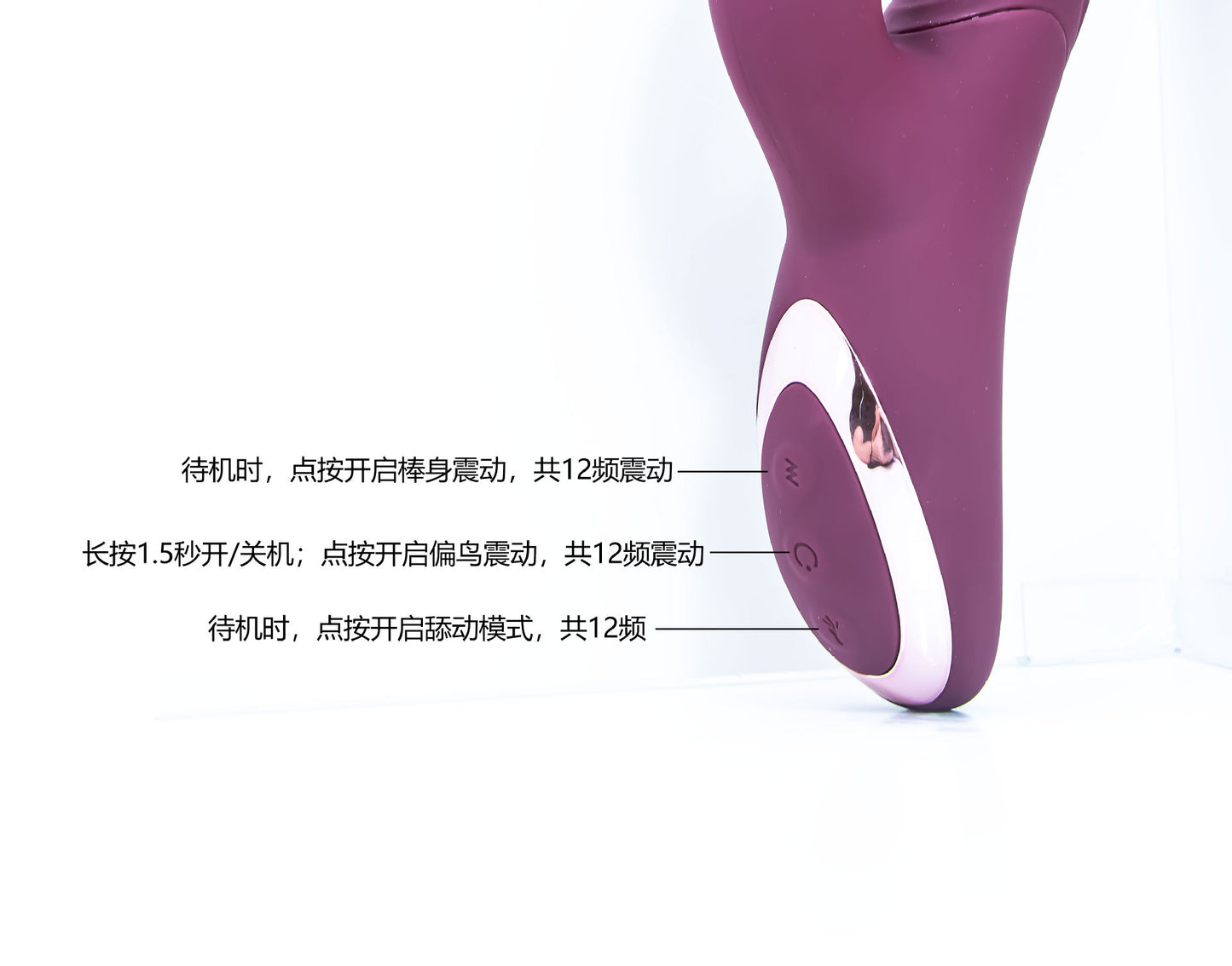 Kaninchen-Klitoris-G-Punkt-Vibrator – vibrierender Dildo, kitzelnd, flatterndes Prostata-Massagegerät