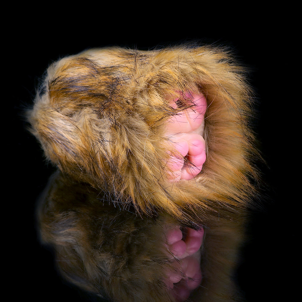 Monkey Pussy Pocket Animal Masturbator - Dual Vaginal Penis Masturbation Furry Sex Toy for Men