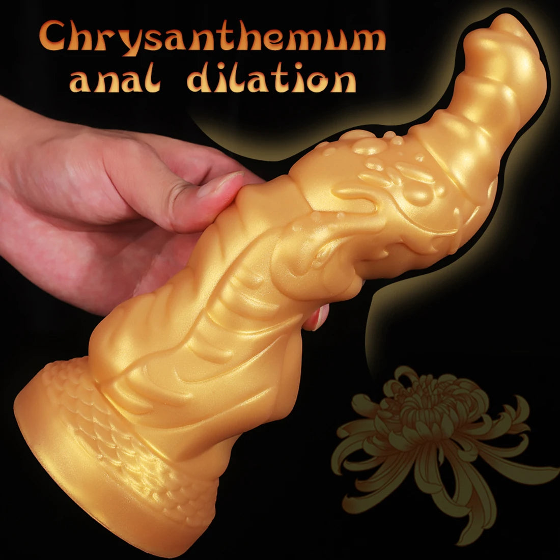 Big Giant Monster Dildo - Golden Dragondildo Alien Sex Toys for Women Domlust Big Giant Monster Dildo - Golden Dragondildo Alien Sex Toys for Women Domlust