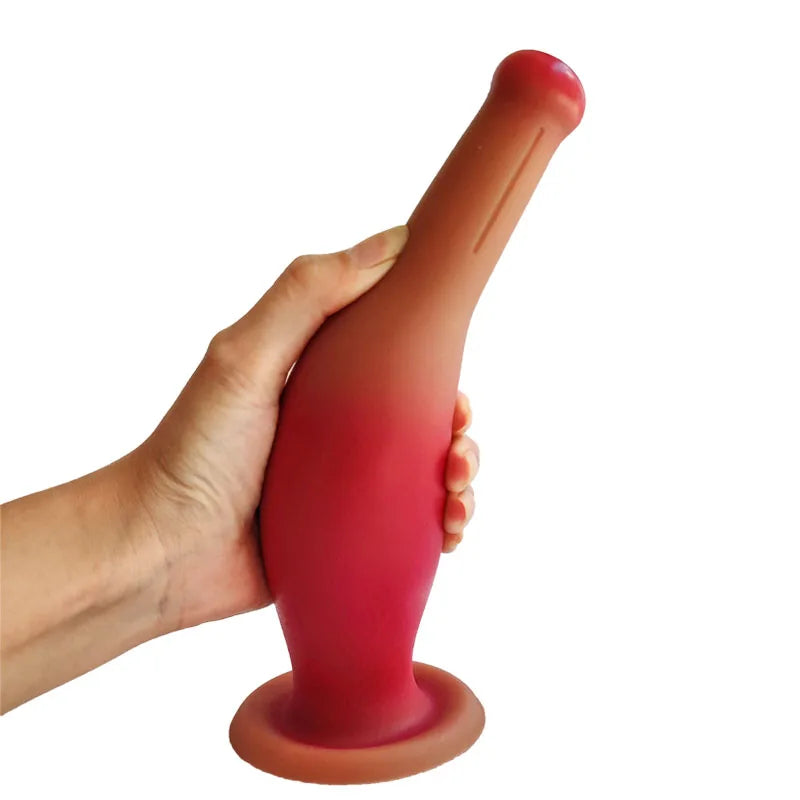 Gode anal en silicone Butt Plug - Fantasy Bowling Godes réalistes Strapon Sex Toy