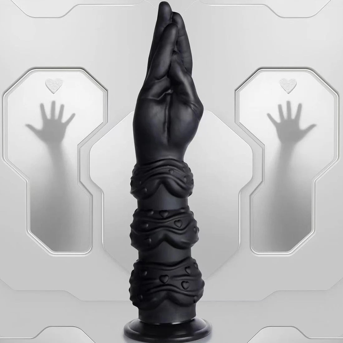 Langer Riesendildo-Analplug - Hand-Arm-Silikon-Analdilatator-Buttplug G-Punkt-Prostata-Melken