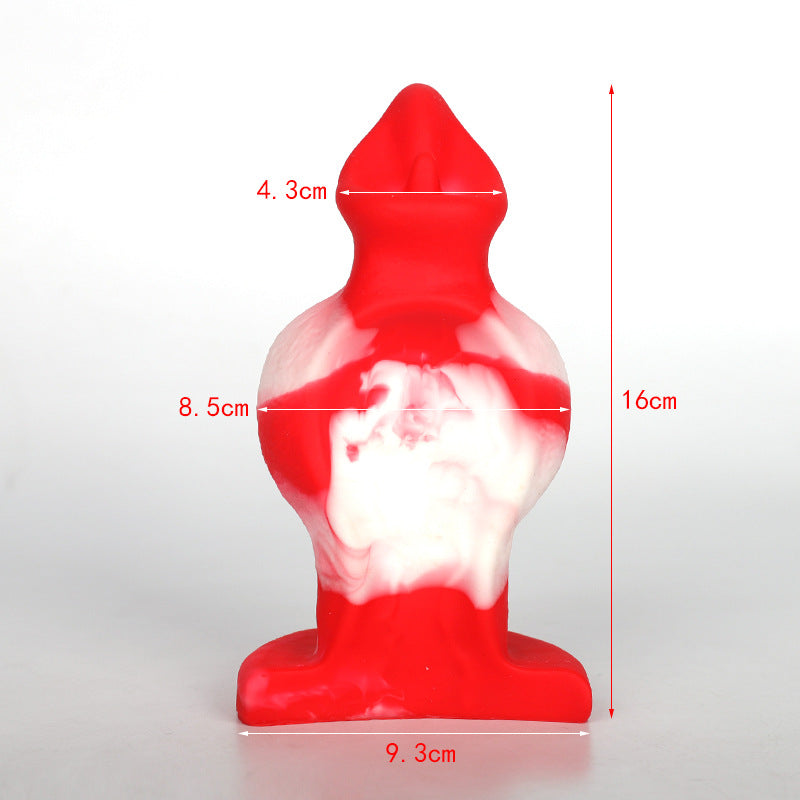 Tibetischer Mastiff Fantasy Dildos Butt Plug - Tierischer Hundedildo mit strukturiertem Vaginal- und Analsexspielzeug