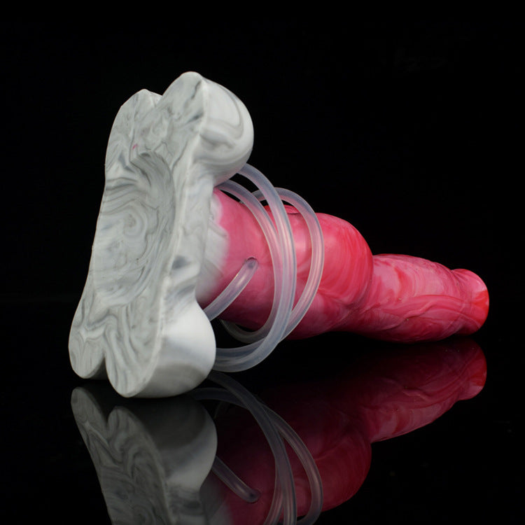 Gode squirting Butt Plug - Chien Monsterdildo Grande Ventouse Silicone Vagin Prostate Masseur