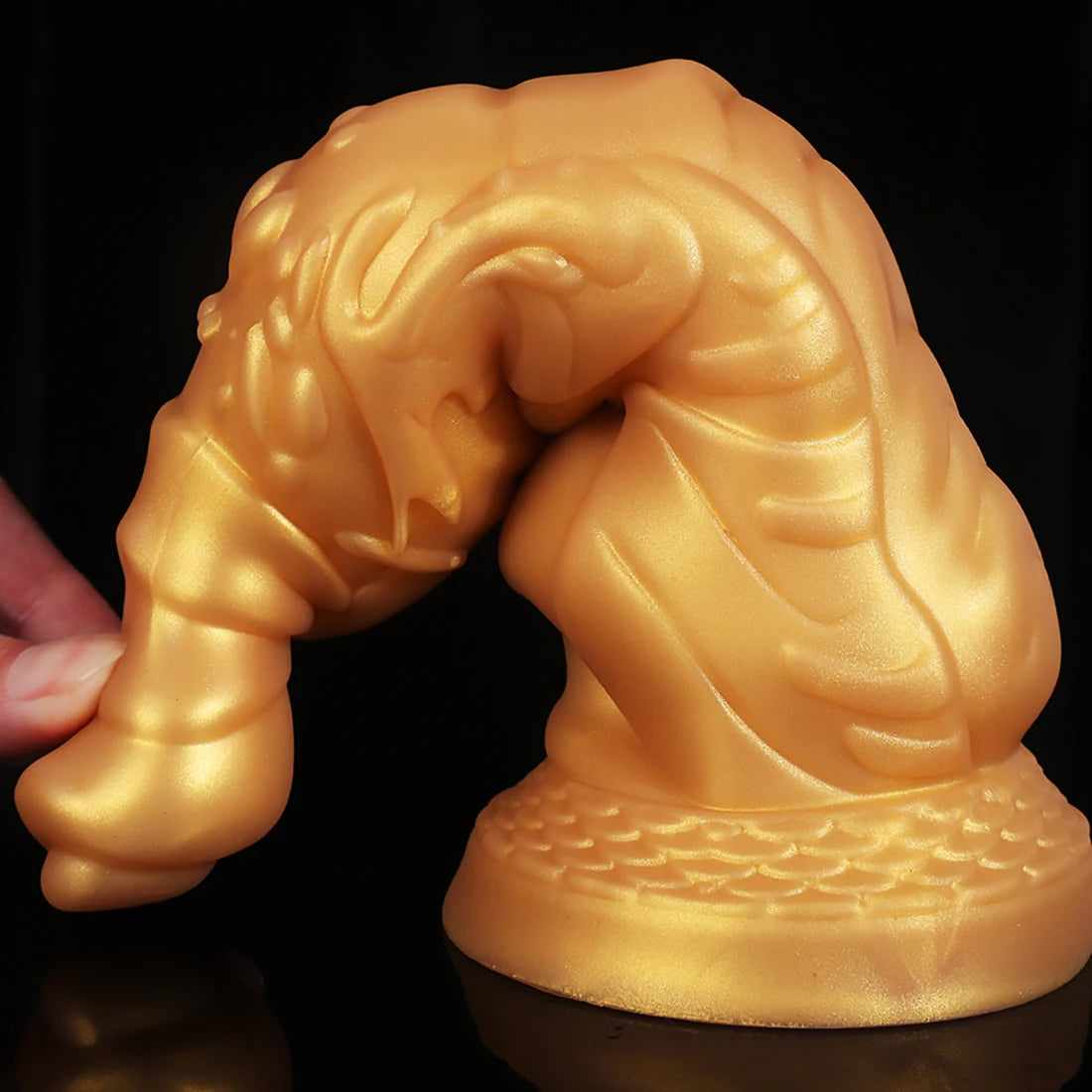 Big Giant Monster Dildo - Golden Dragondildo Alien Sex Toys for Women Masturbation