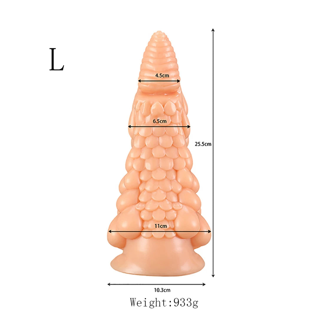 Realistischer Monsterdildo – große geknotete Dildos, Analplug, Sexspielzeug für Frauen und Männer