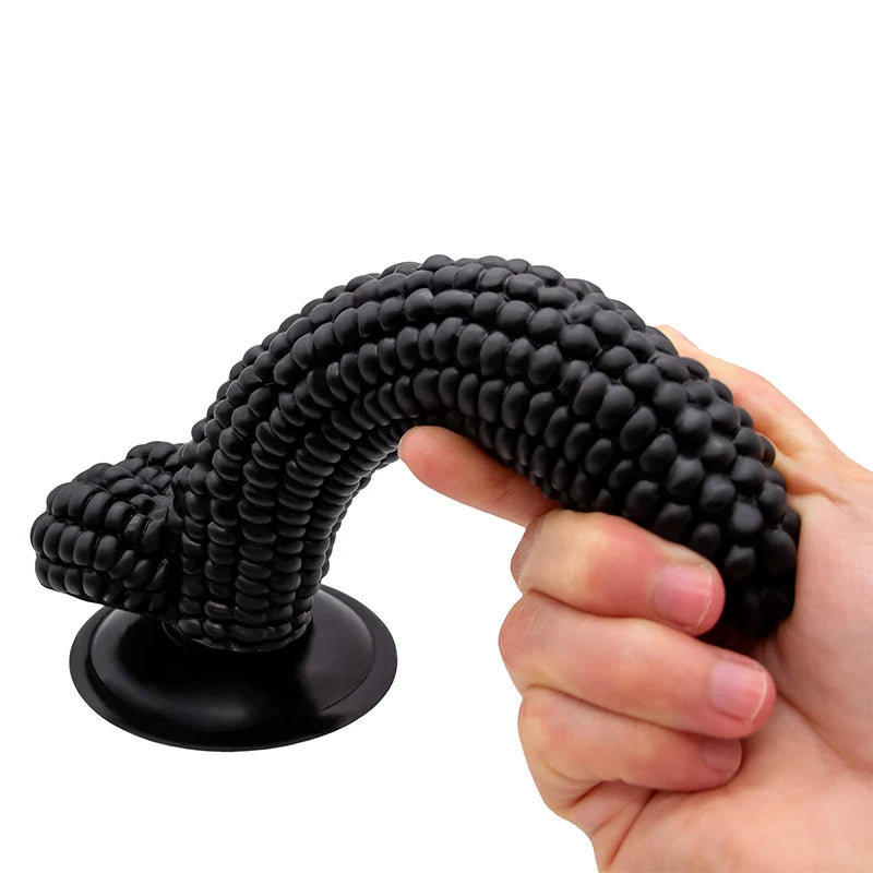 Fantasy Anal Dildo Butt Plug - Exotic Realistic Corn Dildo Silicone Anal Sex Toys