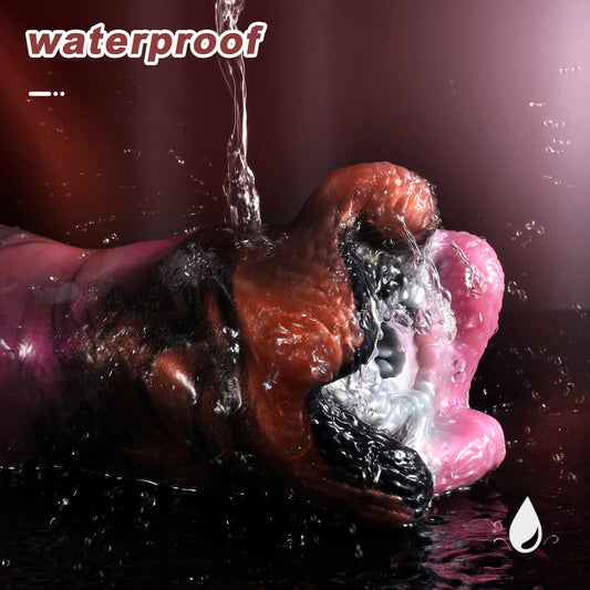 Monster Pocket Pussy Beast Sex Blowjob - Silicone Alienpussy Penis Masturbation Cup for Men