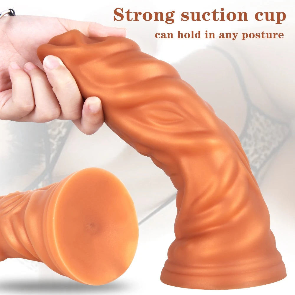 Huge Monster Dildo Butt Plug - Exotic Fantasy Dildos Suction Cup Male Female Sex Toy