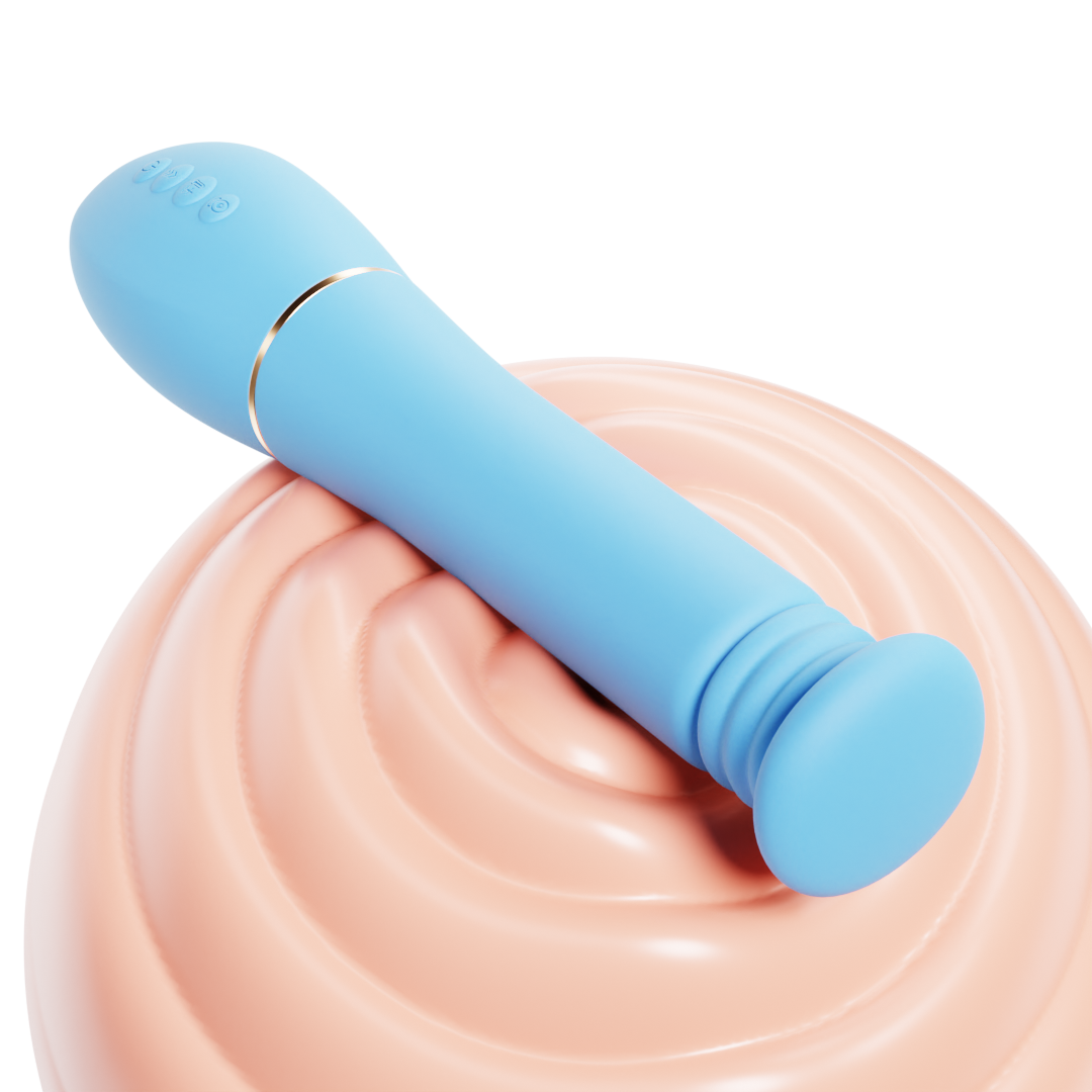 Endoskop-Vibrator, Sexspielzeug für Frauen – App-gesteuerter 3-in-1-Stoßdildo mit Vibration, Fantasie