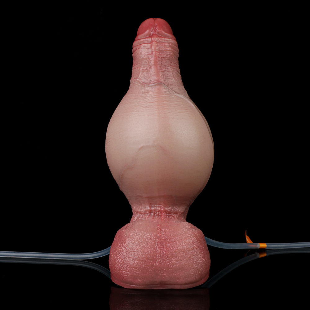 Gode réaliste épais gonflable pour éjaculer - Petit gland - Jouets sexuels anaux réalistes en silicone