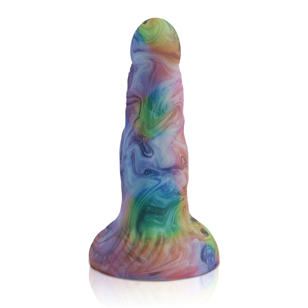 Leuchtender bunter Analdildo-Dilatator, Sexspielzeug für Frauen – Analplug aus Silikon mit großem Saugnapf, Prostatamassagegerät