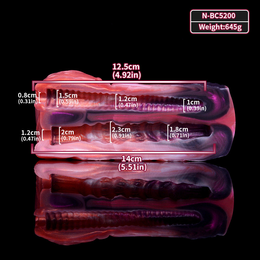 Realistic Pocket Masturbator Torso Sex Doll - Life Size Dual Pussy Sleeve Men Blowjob Toy