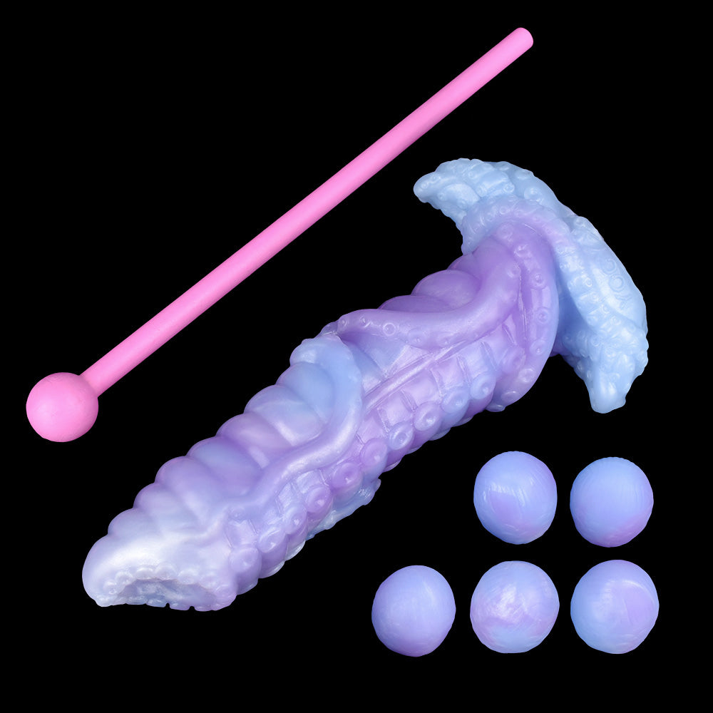 Ovipositeur fantastique pour femme - Gode géant pondant des œufs pour la masturbation féminine