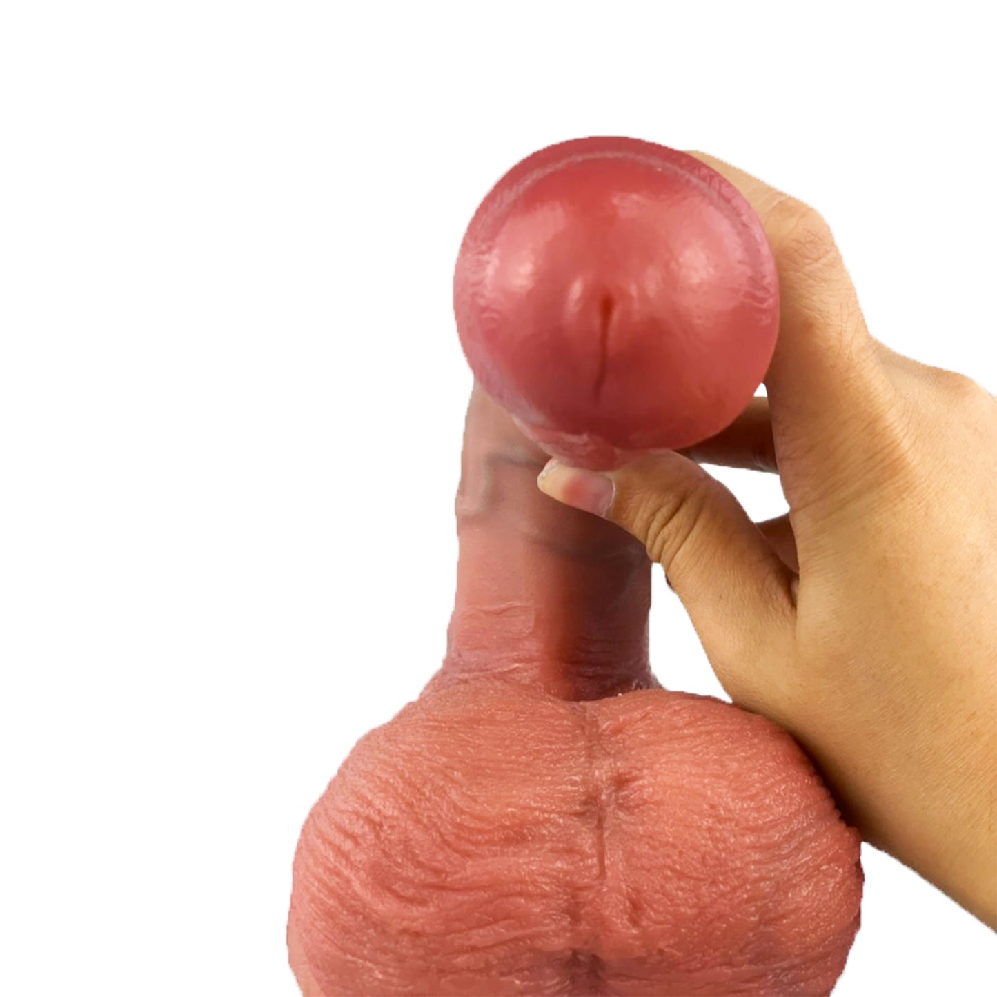 9 Zoll realistischer Dildo – lebensgroßer Analdildo, weicher Silikon-Touch, weibliches Sexspielzeug