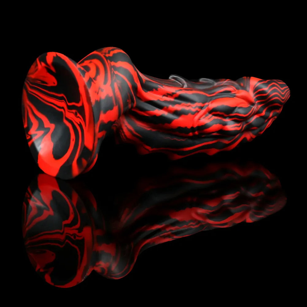 Riesiger Drachendildo-Analplug – exotische Monsterdildos Vagina-Prostata-Massagegerät