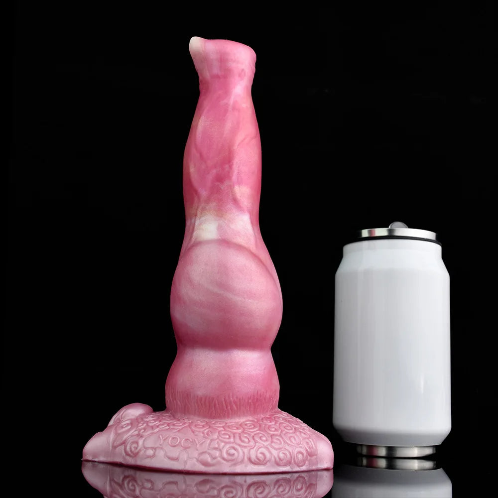Gode anal Fantasy Dogdildo - Gode vibrant télécommandé pour homme et femme