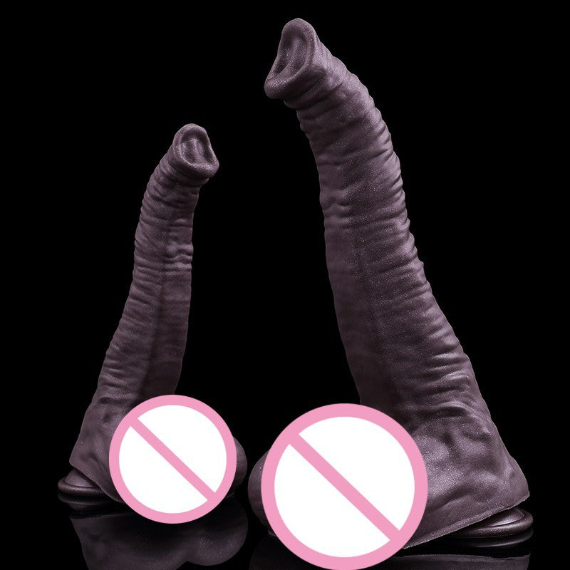 Gode anal en forme de pénis d'éléphant - Jouet sexuel réaliste en silicone pour femme