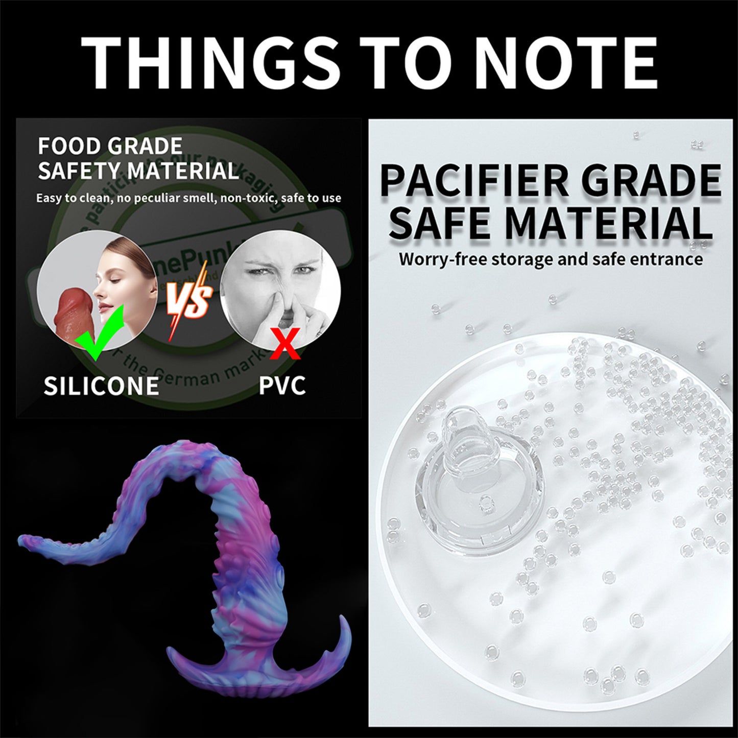 Extra Long Octopus Tentacle Anal Dildo Butt Plug - Monsterdildo Silicone Sex Toy for Men Women