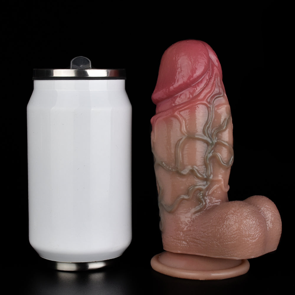 6-Zoll-realistischer Analdildo-Buttplug - Sexspielzeug aus weichem Silikon mit Saugnapf für Männer und Frauen