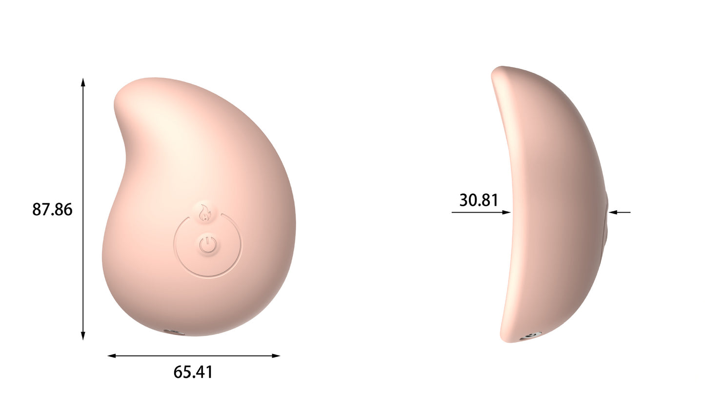 Vibrating Breast Massage Nipple Stimulator - Silicone Soft Female Sex Toys