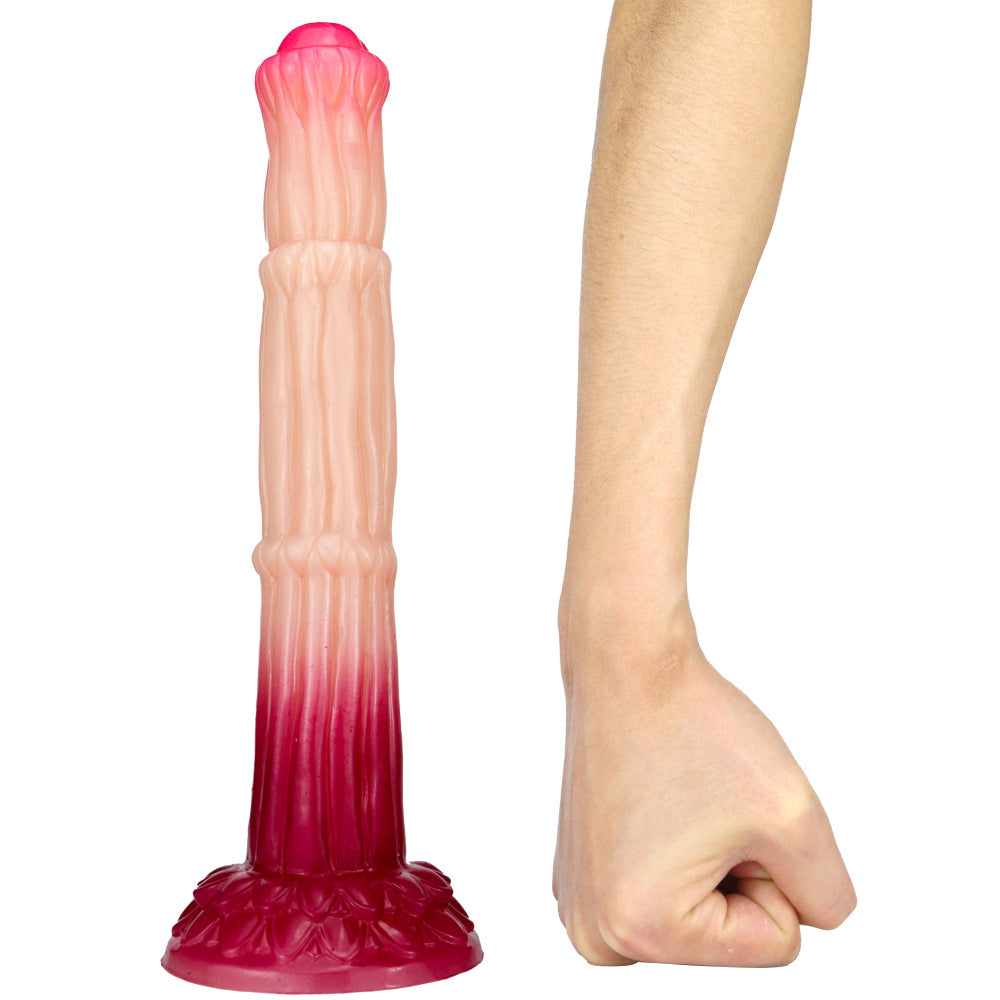 Fantasy Horse Monsterdildo Butt Plug - Silicone Bambou Joint Anal Gode Masseur De Prostate
