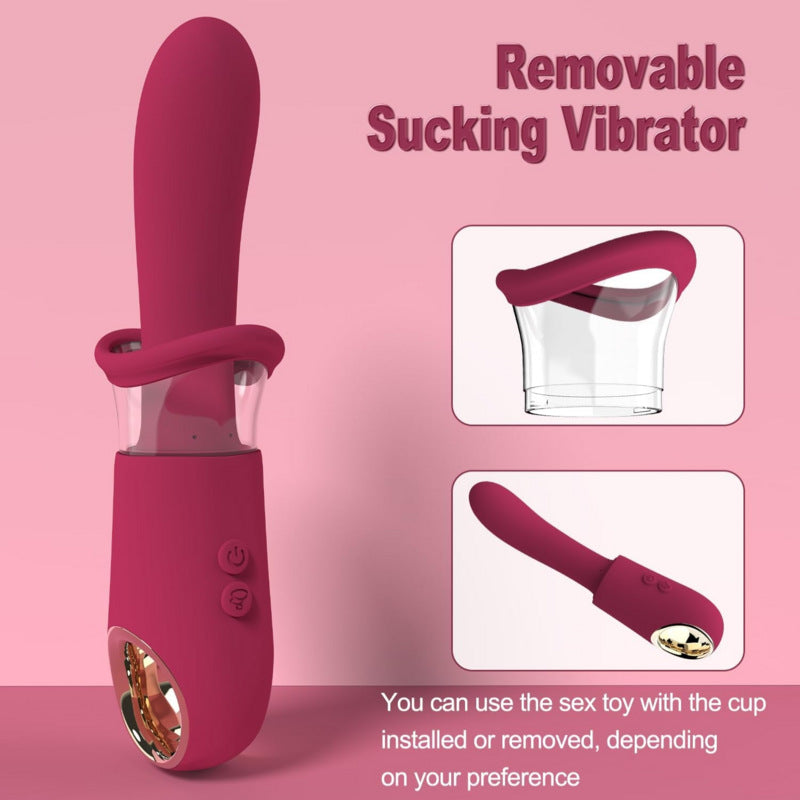 Vibromasseur Big Tongue G Spot - Stimulateur de clitoris à ventouse buccale Jouets sexuels féminins