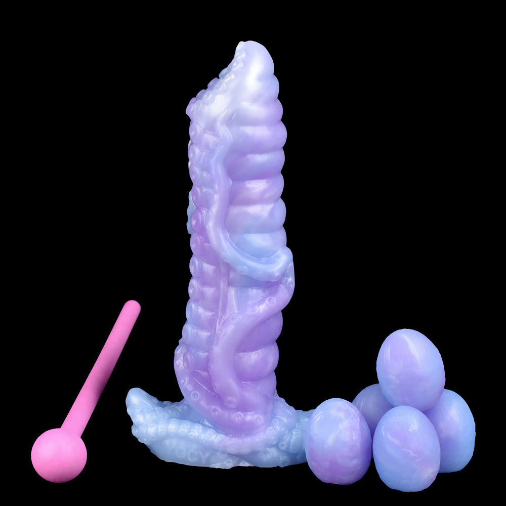 Ovipositeur fantastique pour femme - Gode géant pondant des œufs pour la masturbation féminine