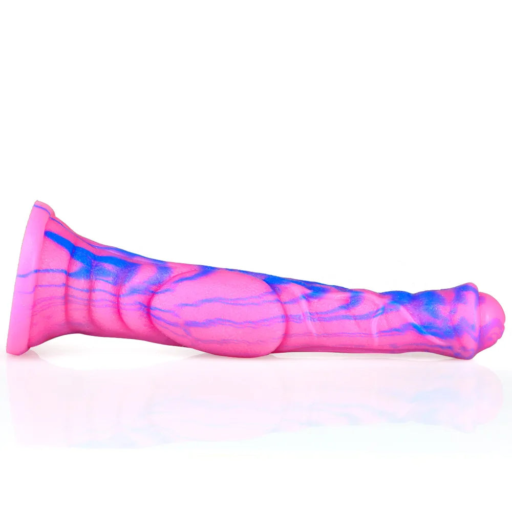 Exotic Animal Dildo Butt Plug - Large Horse Dildos Colorful Female Male Anal Toys