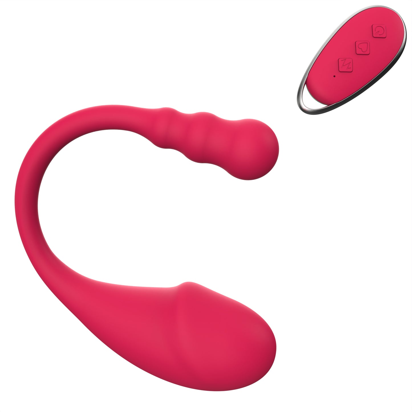 Oeuf de culotte vibrant télécommandé - Masseur de prostate à double extrémité avec perles anales pour point G