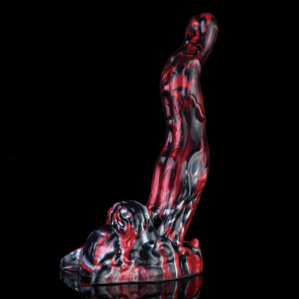 Black Tiger Monster Dildo Women Masturbating Sex Toys - Fantasy Silicone Pegging Sexual