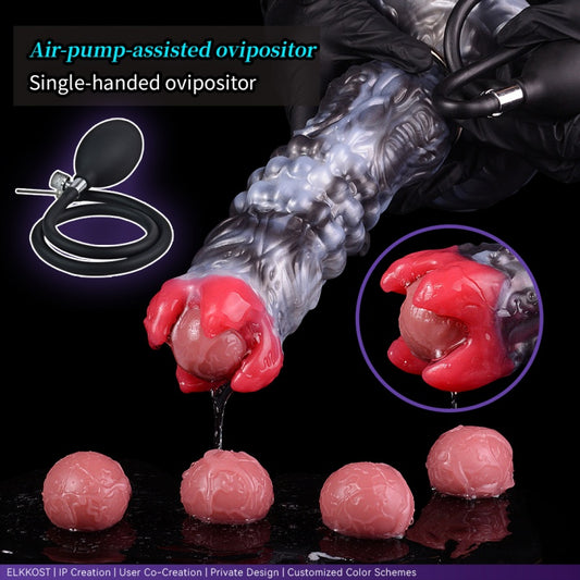Monster Bud Ovipositor Dildo - Vaginal Anal Expansion Women Masturbating Silicone Toy