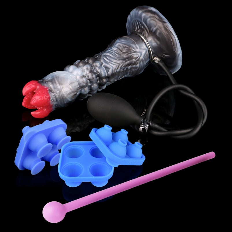 Monster Bud Ovipositor Dildo - Vaginal Anal Expansion Women Masturbating Silicone Toy
