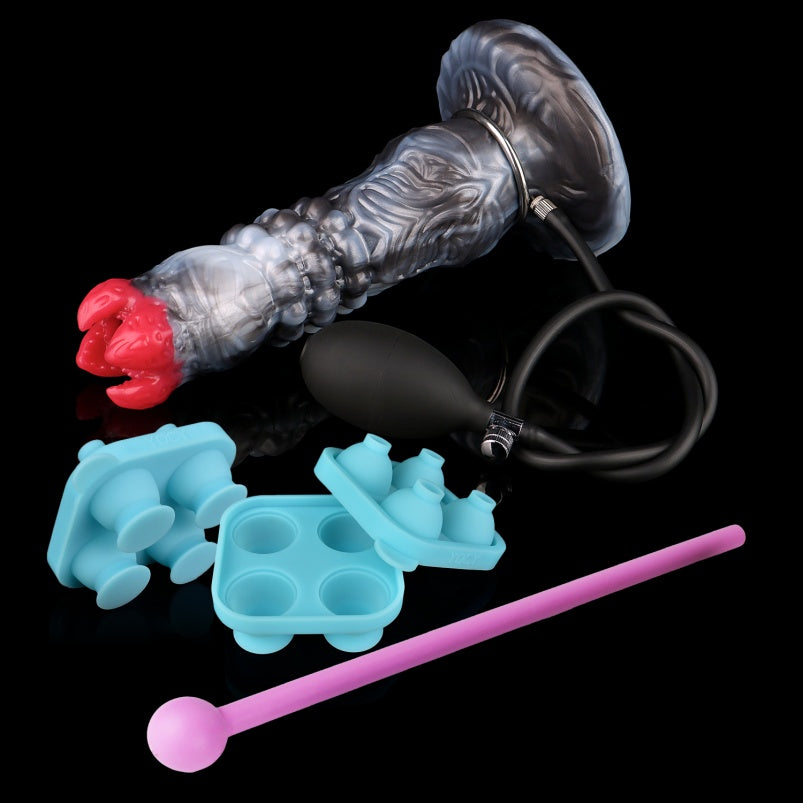 Monster Bud Ovipositor Dildo - Vaginal Anal Expansion Women Masturbating Silicone Toy