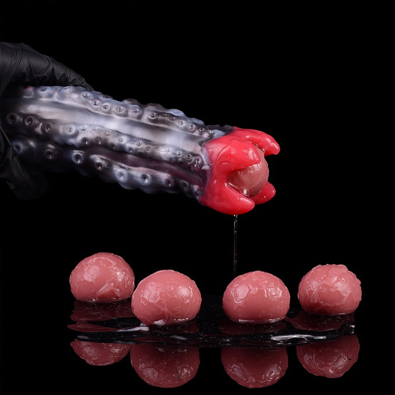 Monster Bud Ovipositor Dildo - Vaginal Anal Expansion Women Masturbating Silicone Toy