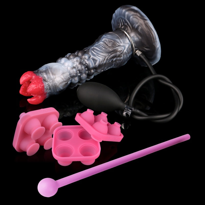 Monster Bud Ovipositor Dildo - Vaginal Anal Expansion Women Masturbating Silicone Toy